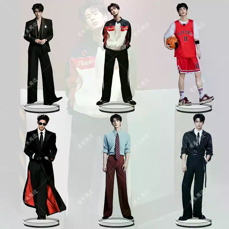 Bán Sản Phẩm Mới Zhang Linghe Hàng Hóa Acrylic Flat Humanoid Đế Lớn Để Bàn Đồ Trang Trí Quạt Cổ Vũ Quà Tặng Tùy Chỉnh Chất Lượng Cao