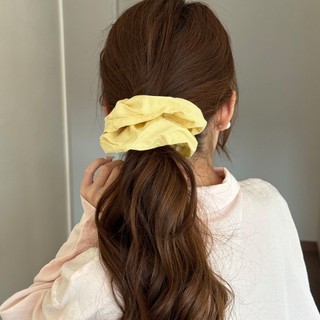Dây Buộc Tóc Hululu Kẻ Sọc Ruột Lớn Cho Nữ, Phù Hợp Làm Đuôi Ngựa