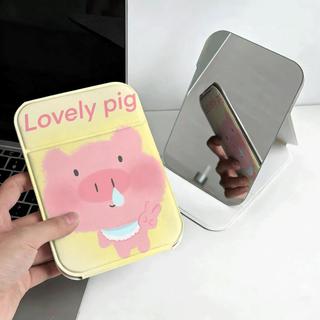 heo dễ thương Gương Trang Điểm Gập Đa Năng, Phù Hợp Dùng Văn Phòng  Du Lịch
