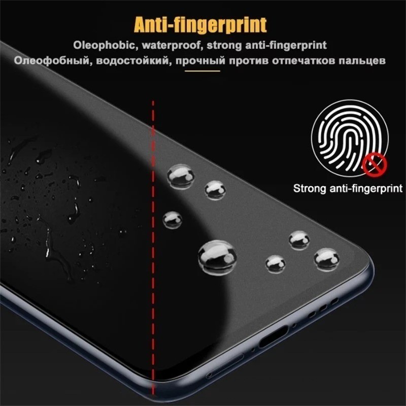 1-2 Chiếc Full Cover Chống Ánh Sáng Xanh Mềm Hydrogel Cho vivo S19 S20 S21 S30 S50 Pro mini Chống Rơi Chống Gián Điệp Riêng Tư Và Bảo Vệ Màn Hình HD Phim Mờ