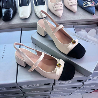 Gót Bích Vuông Hậu Nơ Hoa Hàng Nhập QC Fullbox/Mieo Shoes G1472 G1473