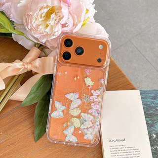 Dành Cho iPhone 17 16 15 14 13 Pro Max Ốp Điện Thoại Hình Bướm Mơ Mộng Lấp Lánh TPU Trong Suốt Với Bướm Ba Chiều & Ngôi Sao Chống Sốc & Mềm Cầm Hoàn Hảo Cho Thời Trang Mùa Xuân & Phong Cách Cổ Tích