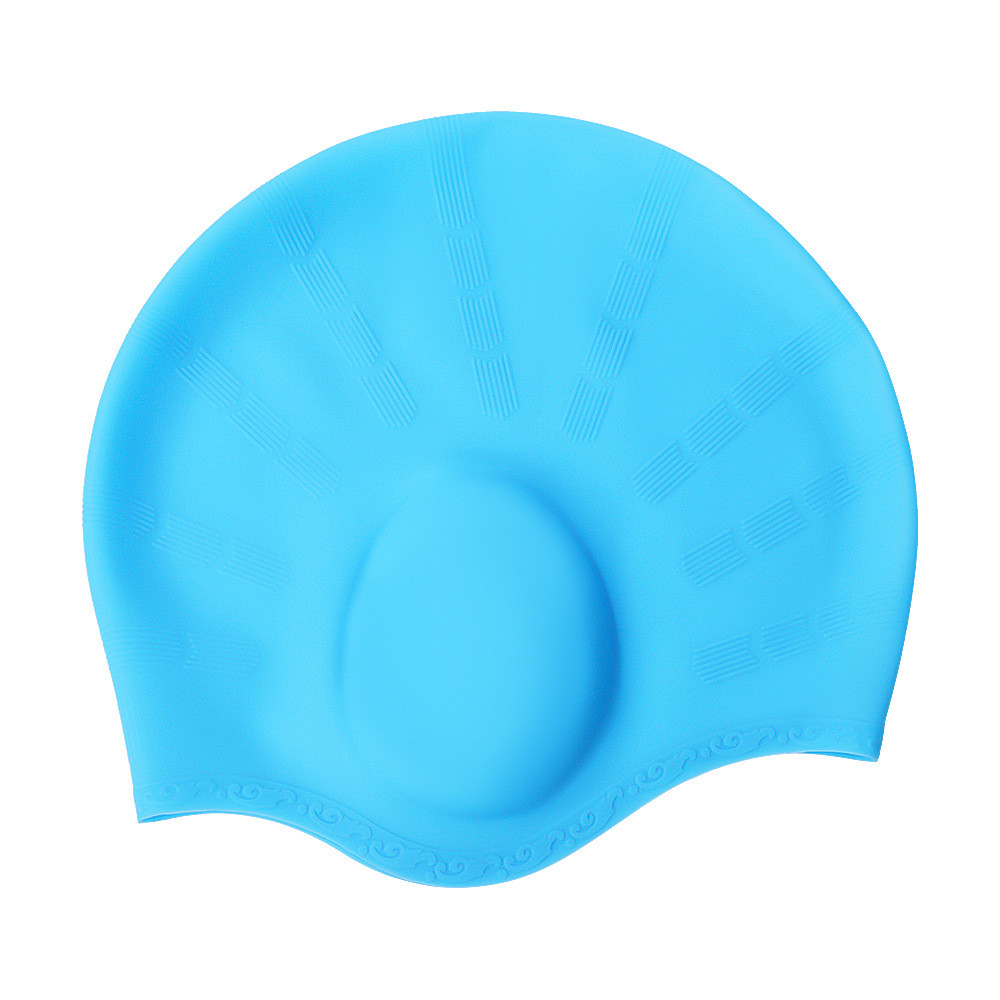 Mũ bơi silicon bảo vệ tai Mũ bơi silicon Mũ bơi thể thao chống thấm nước có độ đàn hồi cao