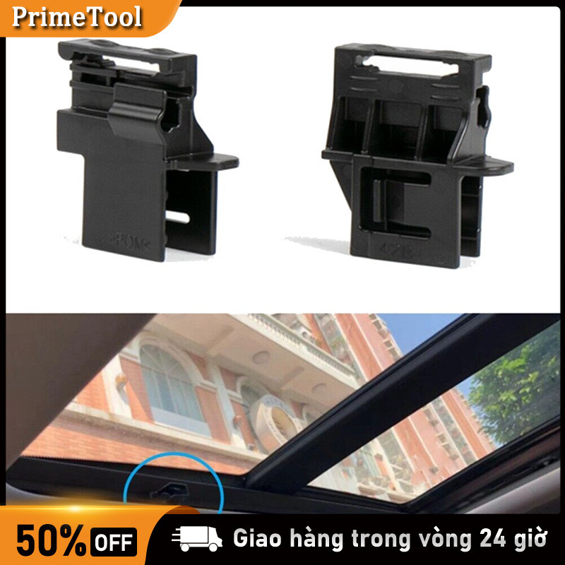 Bộ 2 khóa cố định tấm che nắng cửa sổ trời Honda CRV Nhựa đen،Cố định tấm che nắng toàn cảnh،2pcs