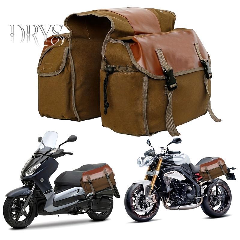 (TFT) Túi Xe Máy Dung Tích Lớn Đi Xe Máy Du Lịch Vải Chống Thấm Nước Panniers Hộp Dụng Cụ Bên Túi Đựng Cho Xe Máy MỚI
