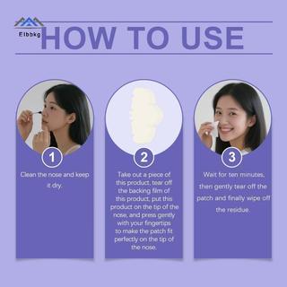 ELBBKG Gentle Nose Pore Strip Loại bỏ đầu Kiểm soát dầu Làm sạch sâu Peel Off để chăm sóc da mặt hàng ngày mới