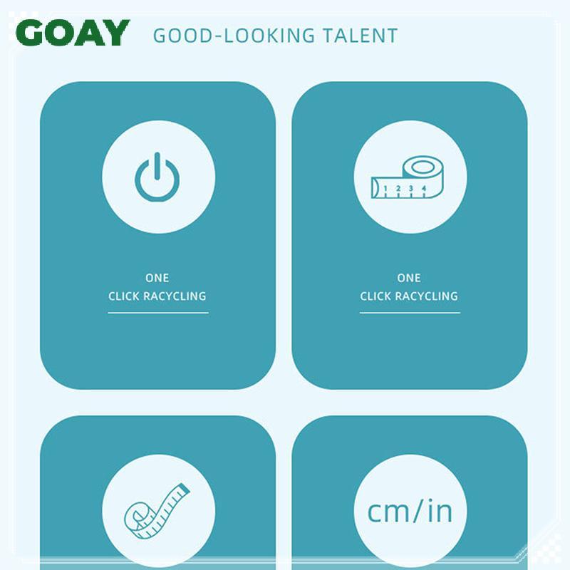 GOAY 1.5M Dễ Thương Nhỏ Thước Đo Đơn Giản Di Động Da Mềm Thước May Linh Hoạt Đo Thước Cho Cơ Thể Thợ May Thủ Công 60Inch VN