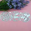 Ba Vòng Hoa Kim Loại Thép Carbon Cắt Khuôn Thêu Sò Dập Nổi Khắc Bản Mẫu DIY Album Ảnh Thiệp Chúc Mừng Cắt Chết Giấy Thủ Công Dụng Cụ