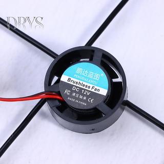 (TFT) Mini 2510 25 * 10MM DC 5V 9V 12V 24V Tròn 2 Chân Làm Mát Không Chổi Than Chipset Tản Nhiệt Tắt Tiếng Mini Notebook Quạt Làm Mát Micro MỚI