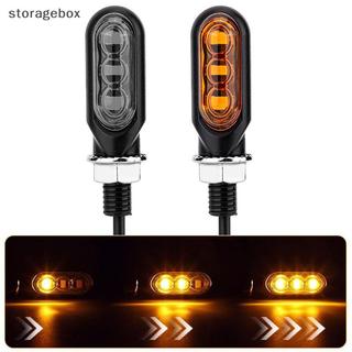 [Hộp lưu trữ] Đèn LED báo rẽ Mini xe máy màu hổ phách Đèn tín hiệu định hướng Intermitentes Moto cho Cafe Racer Đẹp