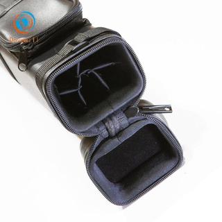 Dovewill Pool Cues Case 5 lỗ Da PU di động có dây kéo Bida Pool Cue Bag