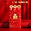 Combo 10 Bao Lì Xì Thần Tài , Lì xì thần tài đỏ mạ vàng may mắn tài lộc ngày vía thần tài tết 2025