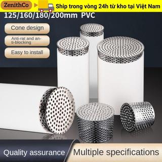 ZENITHCO Nắp thoát nước sàn trên nóc, Màn hình lọc bên ngoài bằng thép không gỉ hình tròn, Nắp ống mưa Dịch chuyển máng xối Cống thoát nước chống gặm nhấm Chống tắc nghẽn ngoài trời