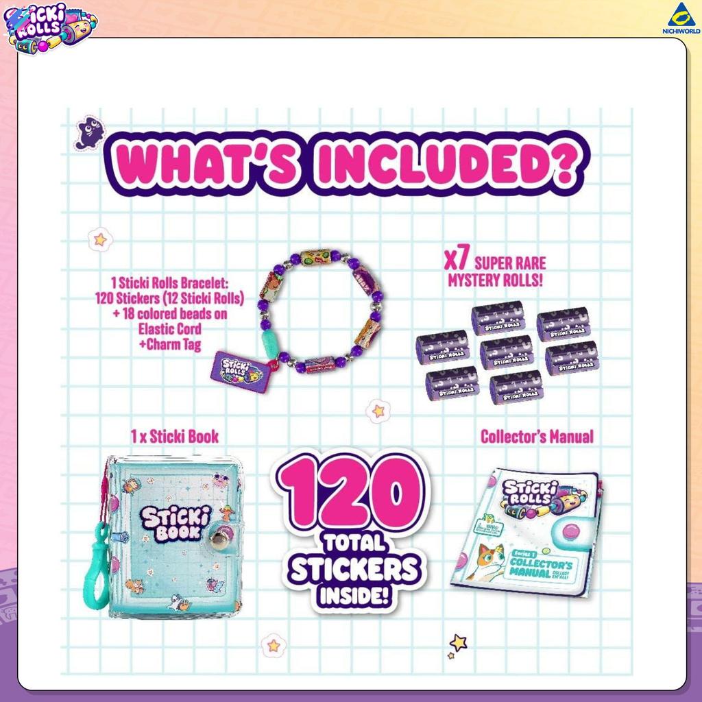 Vòng tay nhãn dán DIY kèm máy tính xách tay - Cuộn dính cho trẻ em Craft