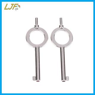 LJF 2 chiếc chìa khóa còng tay phẳng đa năng của Mỹ Móc khóa thực thi pháp luật VN