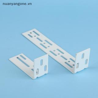 Nuanyangone.vn 1 / 2 Cái Giá Treo Tường Chất Lượng Cao Phụ Kiện Phần Cứng Cho Rèm Điện Tử Đơn / Đôi Đường Sắt Bên Gắn Chân Đế Theo Dõi Cực Mới