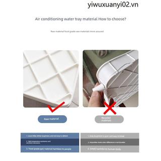 Mới Khác Nhau Điều Hòa Bên Ngoài Đơn Vị Thoát Nước Khay Có Thoát Nước Hình Chữ Nhật Ngoài Trời Nhỏ Giọt Khay Glimei Rò Rỉ Nước Dụng Cụ Tiện Dụng