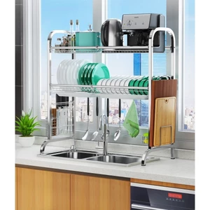 Kệ Đựng Chén Bát Đặt Bồn Rửa, Kệ Gia Vị Treo Tường Inox Cao Cấp [ 009 013 015...] , chuyên đồ nội thất cho gia đình
