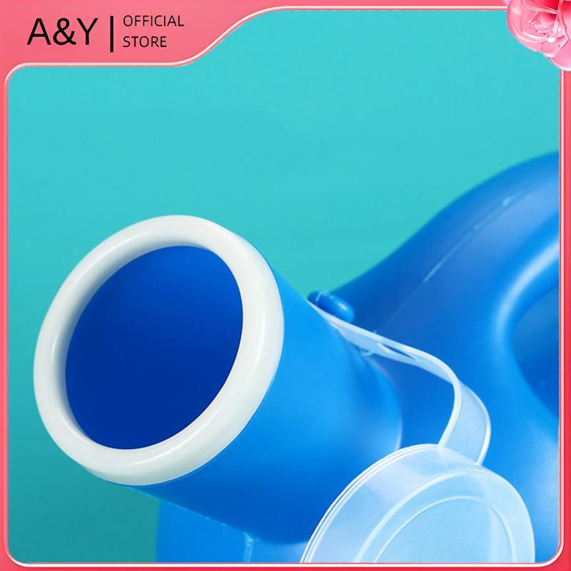 A & Y Vệ Sinh Cung Cấp Cho Ngoài Trời 2000ml Giường Nam Bằng Nhựa Bô Pee Chai Bộ Sưu Tập Với Ống 160cm Bình Nước Tiểu Di Động.