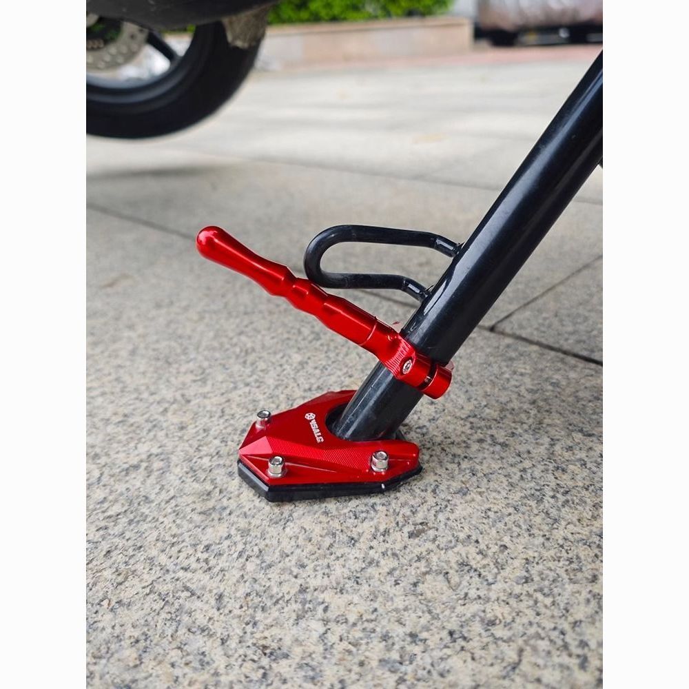 Hỗ Trợ Bên Xe Máy Hợp Kim Nhôm Khối Giá Đỡ Thanh Nối Dài Kick Bên Đá Nối Dài Xe Điện Thích Hợp Cho Khung Phụ Trợ Sửa Đổi