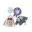YOLOGO 1 / 6 cho Bộ trang phục búp bê BJD, Quần áo búp bê 30cm xinh xắn dễ thương, Đầm búp bê phong cách rừng thời trang thông thường hợp thời trang cho quà tặng bé gái