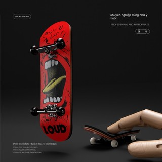 Ván trượt ngón tay fingerboard chuyên nghiệp - Hợp kim Swing Hỗ trợ ，Bằng Gỗ Phong，Độ dày 1,8mm，Vòng bi loại bóng