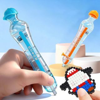 Bút Vị Trí Hạt FEASTLY, Máy Làm Thủ Công 2.6mm Đầu Perler Hama Hạt Bút, Sáng Tạo Tự Động Tiết Kiệm Thời Gian Báo Chí Công Thái Cầm Hạt Định Vị Bút Quà Tặng Trẻ Em