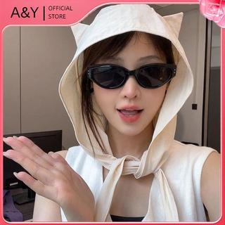 A & Y Mũ chống nắng dây đeo tai dễ thương thời trang chống nắng Qui-Drying dành cho nữ.