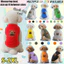 Áo vest thú cưng cỡ S-2XL, in hình gấu sang trọng, có nhiều màu sắc và thoáng khí cho mùa hè, thích hợp cho cả sử dụng trong nhà và ngoài trời, và phù hợp với tất cả chó mèo nhỏ.