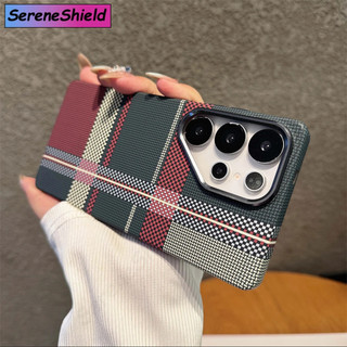 Ốp điện thoại di động từ tính màu sợi Carbon Kevlar thời trang Samsung S25 S24 Super S23 Plus Mg Vỏ bảo vệ từ tính chống sốc PC cứng.