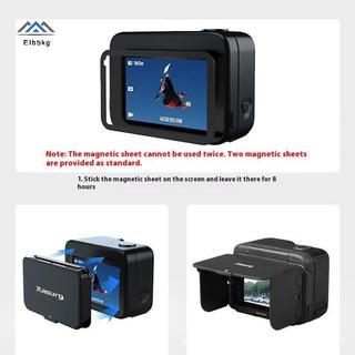 ELBBKG 1 Bộ Phụ Kiện Máy Ảnh Mũ Trùm Đầu Màn Hình Từ Tính Cho Insta360 Ace Pro / Ace Pro 2 Bảo Vệ Chống Glare Sun Shade Eo-Level Viewfinder Mới
