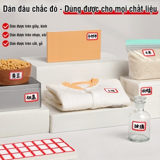 Nhãn dán văn phòng set 50 tem dán tiết kiệm, ghi chú linh hoạt, đánh dấu nhanh và ghi giá tiện lợi