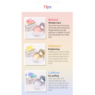 K-SECRET Extra Illuminating Vitamin C Eye Gel Patches - Revitalizing Under Eye Treatment