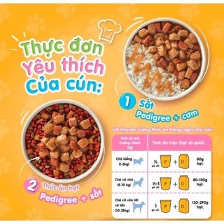 Pate cho chó Pedigree Gói 80g - 130g bổ xung vitamin và omega 6 khỏe lông và da