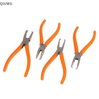 Kìm cắt nhựa QIUWU 90 độ Double-Edge 4 / 6 / 10mm Hàm xả CR-V Đầu cắt dụng cụ cầm tay thợ điện cho Sprue Burrs.