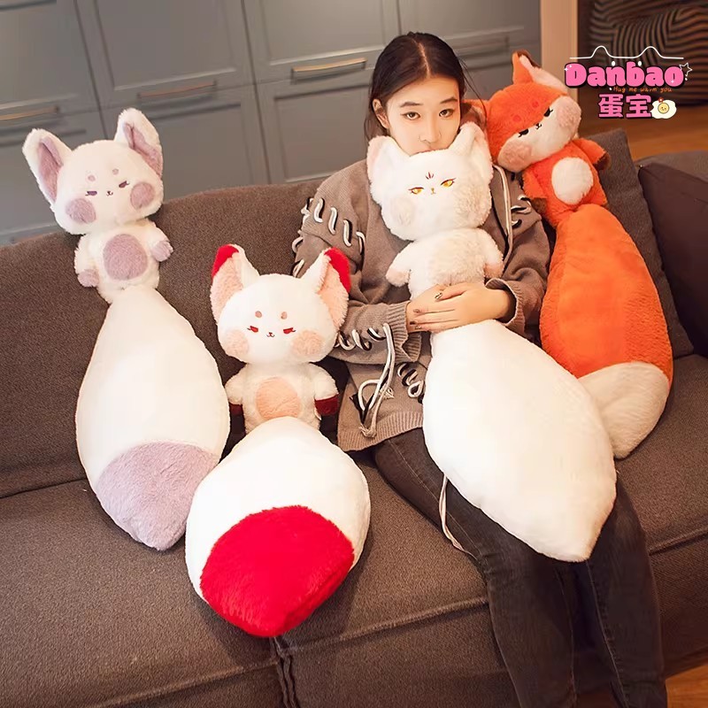 [DANBAO] Đồ chơi sang trọng hình cáo lớn nhút nhát Búp bê cáo dễ thương kèm theo Chất liệu mềm Gửi quà tặng cho trẻ em Đồ chơi sinh nhật DANBAO