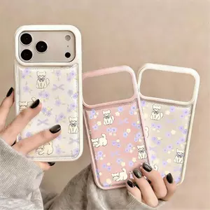 Bow đầy màu sắc cho 17 16 15PROMAX trường hợp điện thoại IPhone17 lỗ lớn 16 13 trống gói