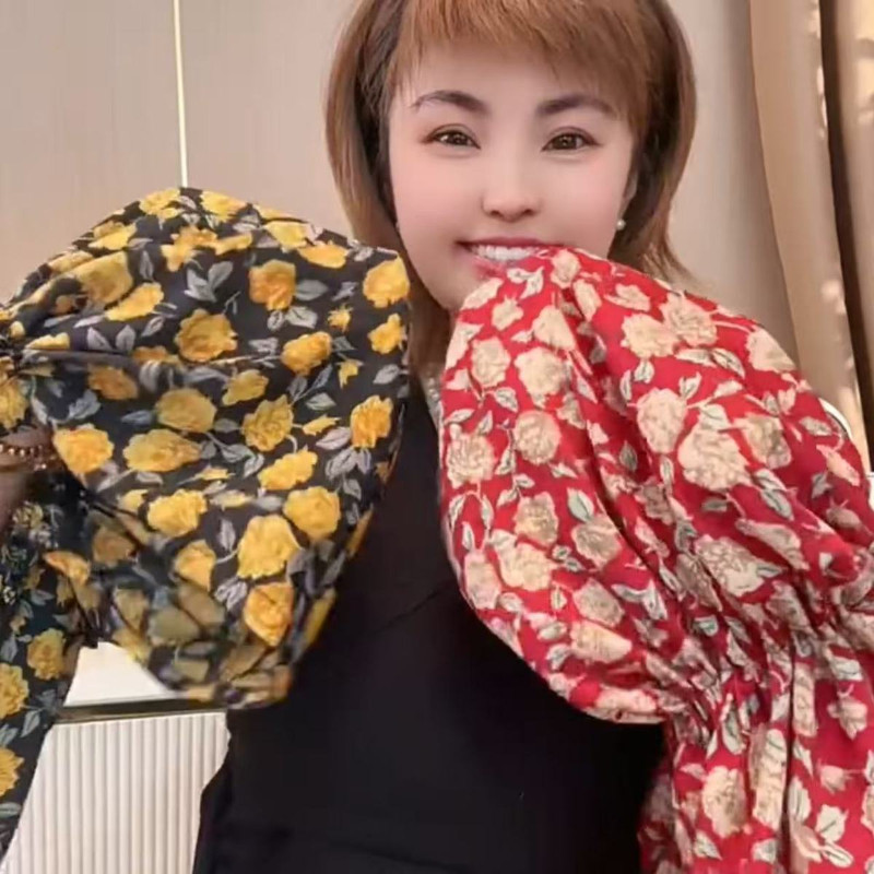 Mũ thời trang nữ với ruy băng mỏng, phong cách không vành Baotou, phù hợp làm khăn trùm đầu