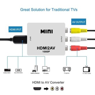 Thiết Bị Chuyển Tín Hiệu HDMI Thành AV 3.5mm - Hỗ Trợ Độ Phân Giải Cao, Tương Thích Rộng, Sử Dụng Đơn Giản