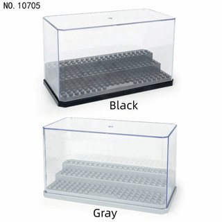 Màn hình mô hình nhỏ WOAY, Hộp trưng bày chống bụi dung tích lớn bằng Acrylic, Các bước di chuyển Thiết kế có thể xếp chồng lên nhau trong suốt Trưng bày khối xây dựng Màn hình hiển thị Đồ chơi lưu trữ