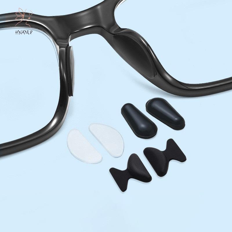 Hộp 5 cặp miếng đệm mũi kính mắt silicone mềm tự dính - chống trơn trượt hiệu quả