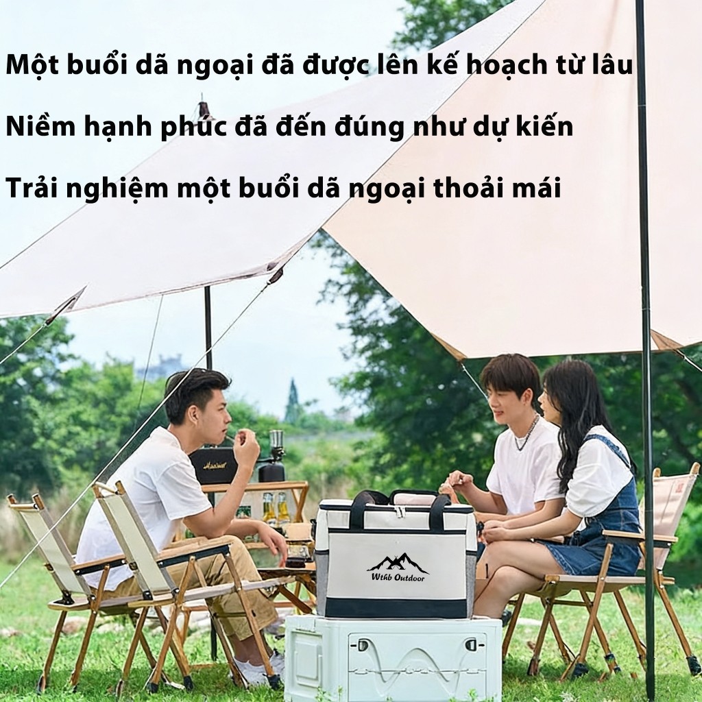 Túi giữ nhiệt giữ lạnh đa năng-Chống thấm nước, 30L dung tích, dùng đi picnic, mang cơm đi làm