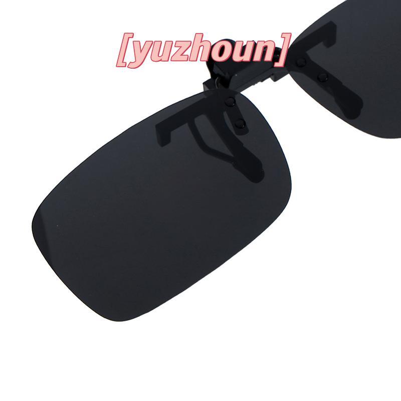 [yuzhoun] Kính râm lật ống kính lái xe ban đêm phân cực Clip-on