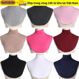 JOYFULLIFE Cổ Giả Unisex Khăn Quấn Modal Cổ Rùa