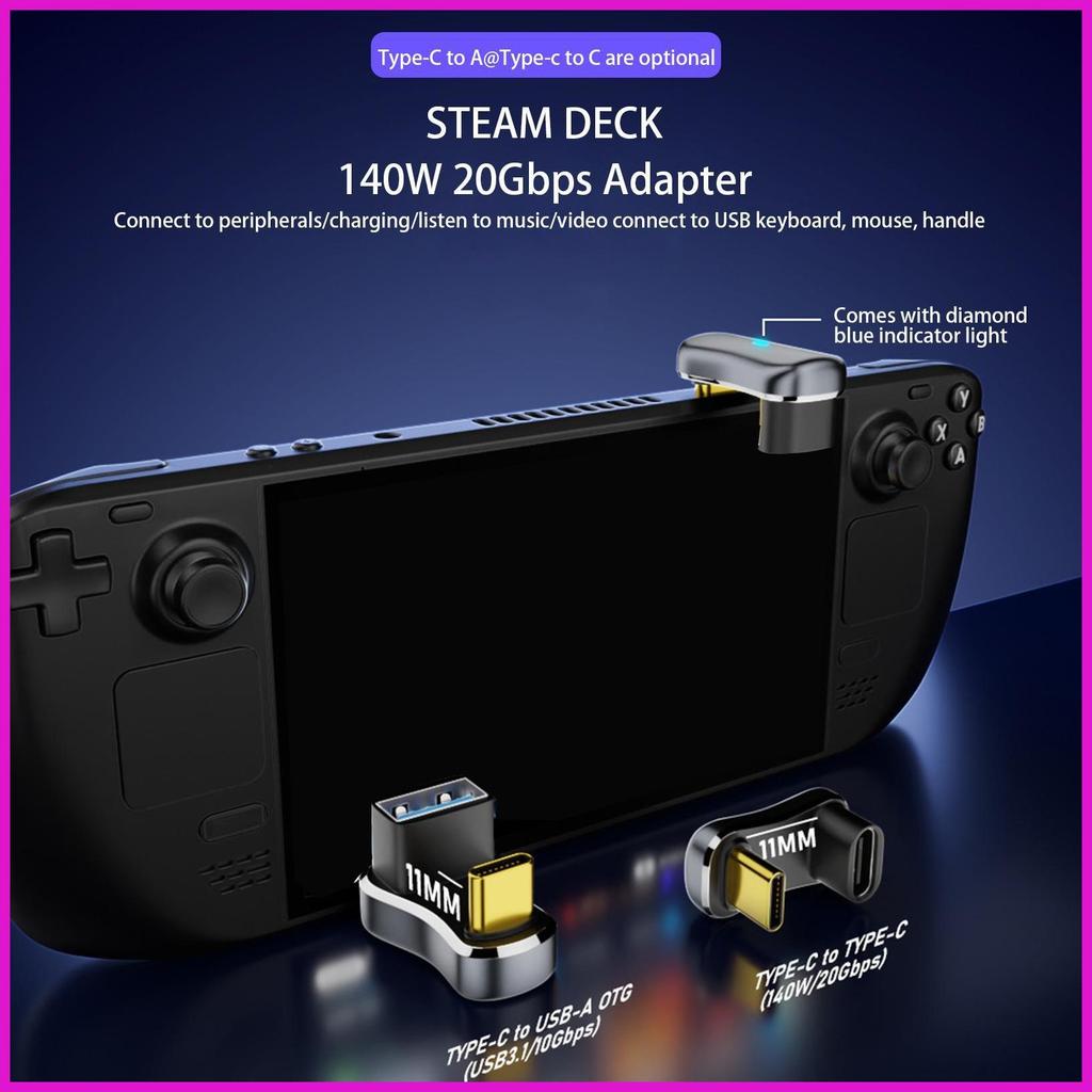 Bộ Chuyển Đổi Góc Hình Chữ U Đơn Giản 20Gbps 180 Độ USB-C Sang USB Adapter Đa Năng Mini Nối Dài Adapter lyuvn