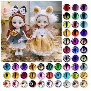 Risedot 20 Cái / 10 Đôi Mắt Thủ Công Mắt, 6 Mm-20 Mm Pha Lê Con Rối Pha Lê Mắt, Nhựa Lấp Lánh Pha Lê Mắt DIY Phụ Kiện Búp Bê