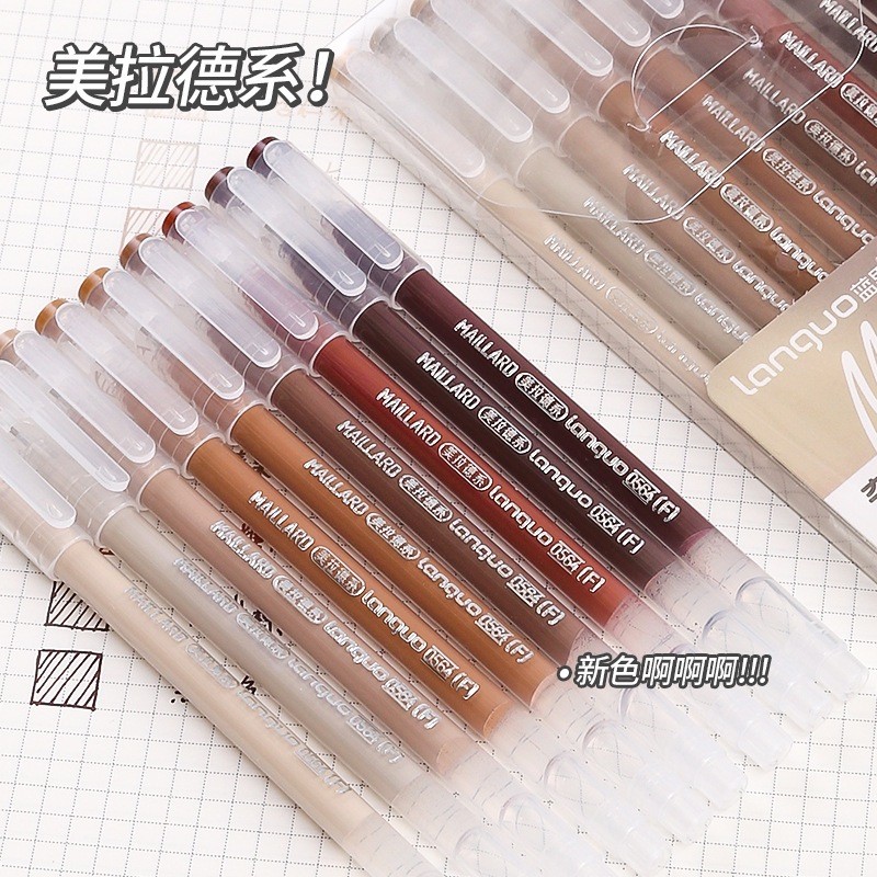 Languo Sổ Tay Bộ Bút Sổ Tay Dung Tích Lớn Highlighter Tranh Bút Vừa Thì Chìa Khóa Bút Màu Đơn Đầu 2026.2.7