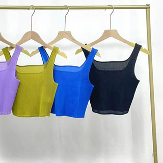 Áo Thun Miyake Nữcroptop slim-fit thời thượng, đơn giản mà trendy