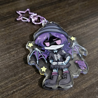 Murder Drones N and Uzi Chibi Acrylic Keychain Cute cartoon game Character pendant