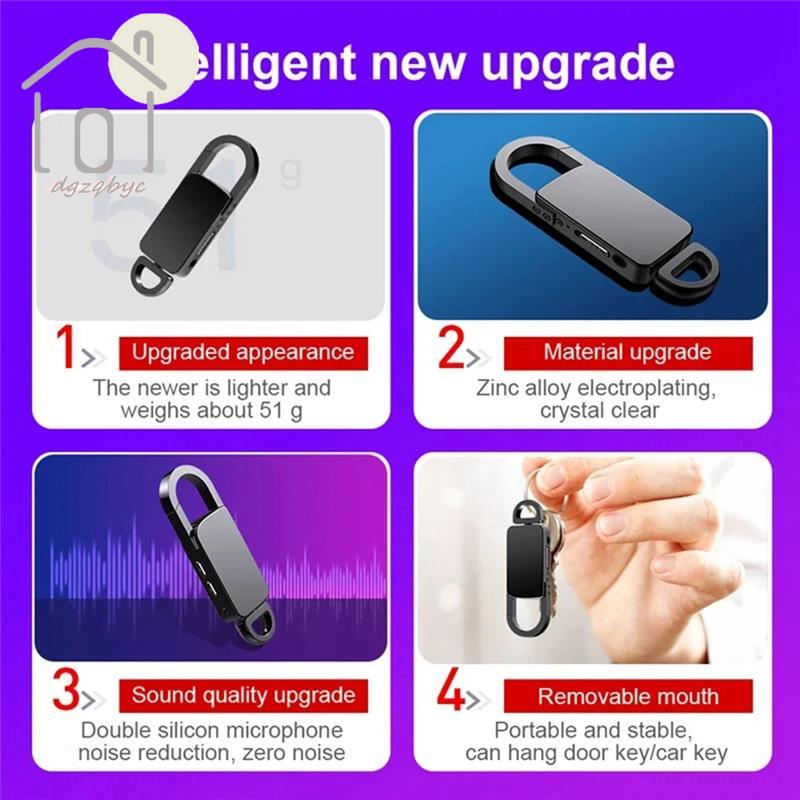 Móc Khóa Đầu Ghi Điều Khiển Bằng Giọng Nói S20 Giảm Tiếng Ồn Ghi Âm Móc Mini Mictaphone Âm Thanh Giọng Nói Recordin Giảm Tiếng Ồn 32G